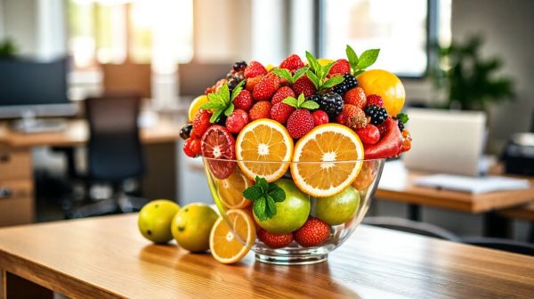 25 idées gourmandes pour intégrer des fruits au bureau