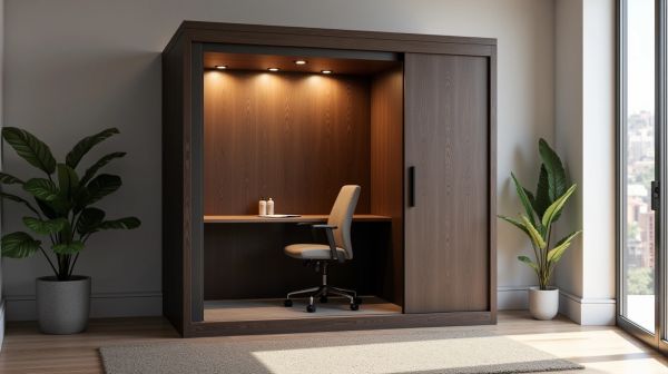 Adoptez une cabine acoustique moins de 1m² pour votre bureau