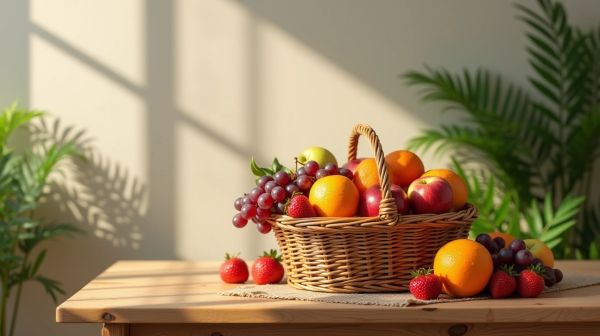 Optimiser votre pause avec un panier de fruits au bureau