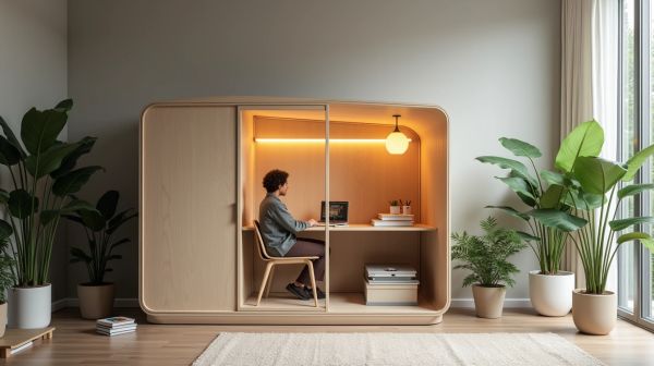 Top cabines acoustiques sous 1m² idéal pour votre espace de travail