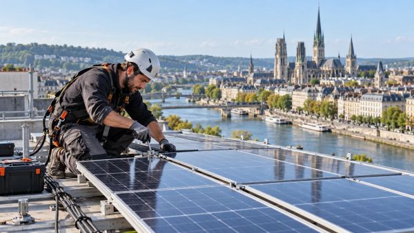 Top entreprises de panneaux solaires à Rouen pour projets écoresponsables
